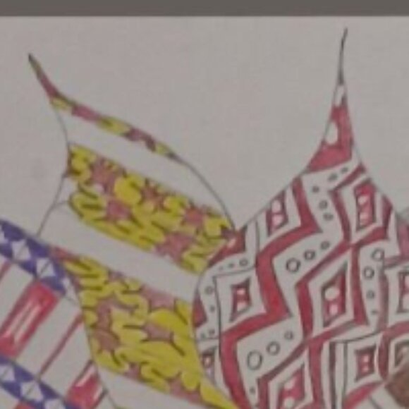 Hand Drawn Art of Embroidery of Ukraine - Picture 3 of 4